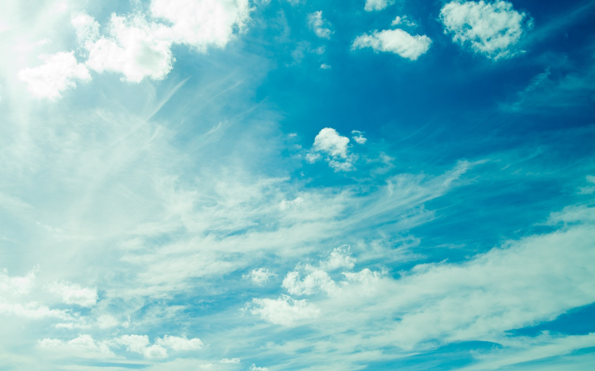 Blue Sky And Clouds Wallpaper