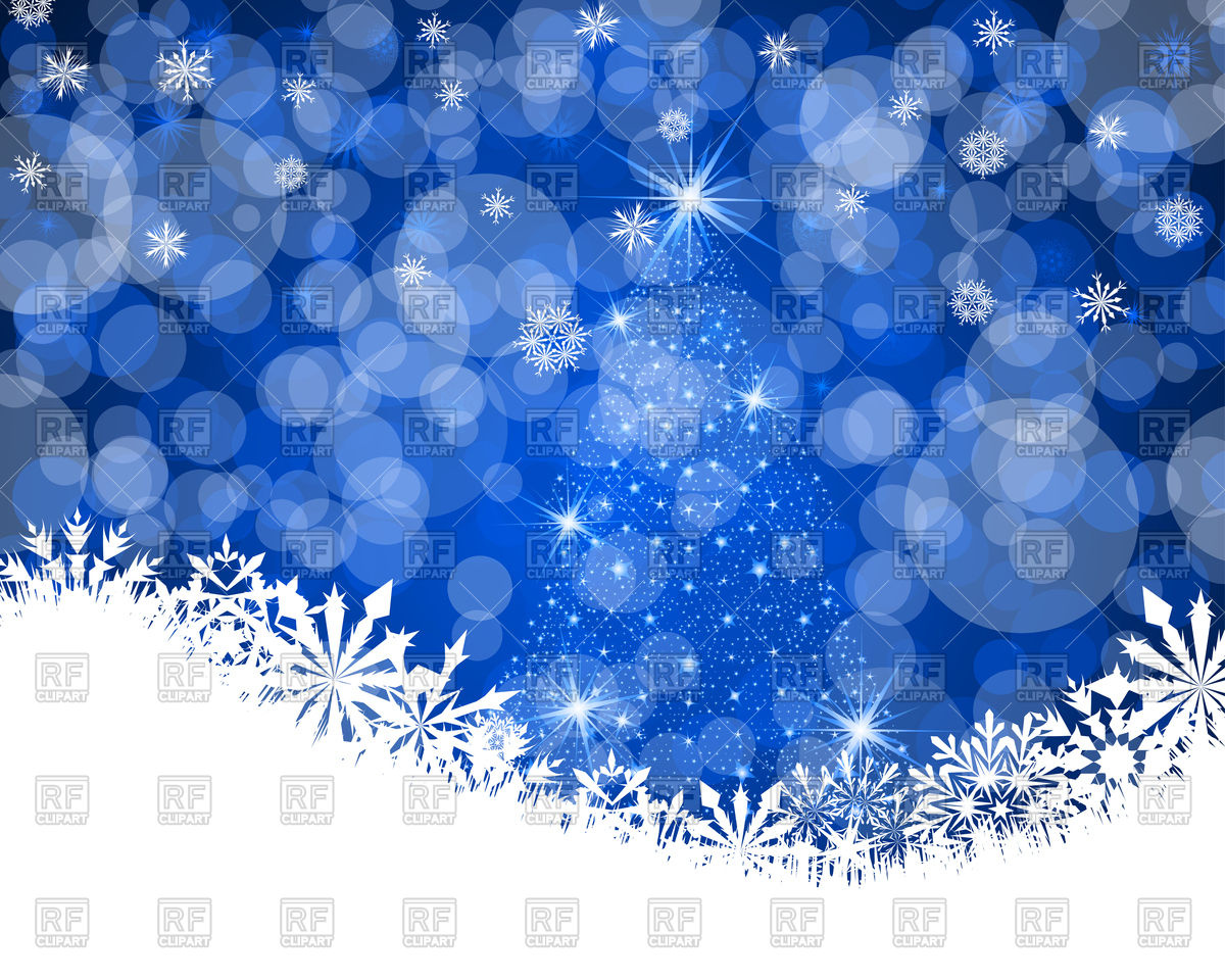 Blue Christmas background Vector Image of Backgrounds Textures