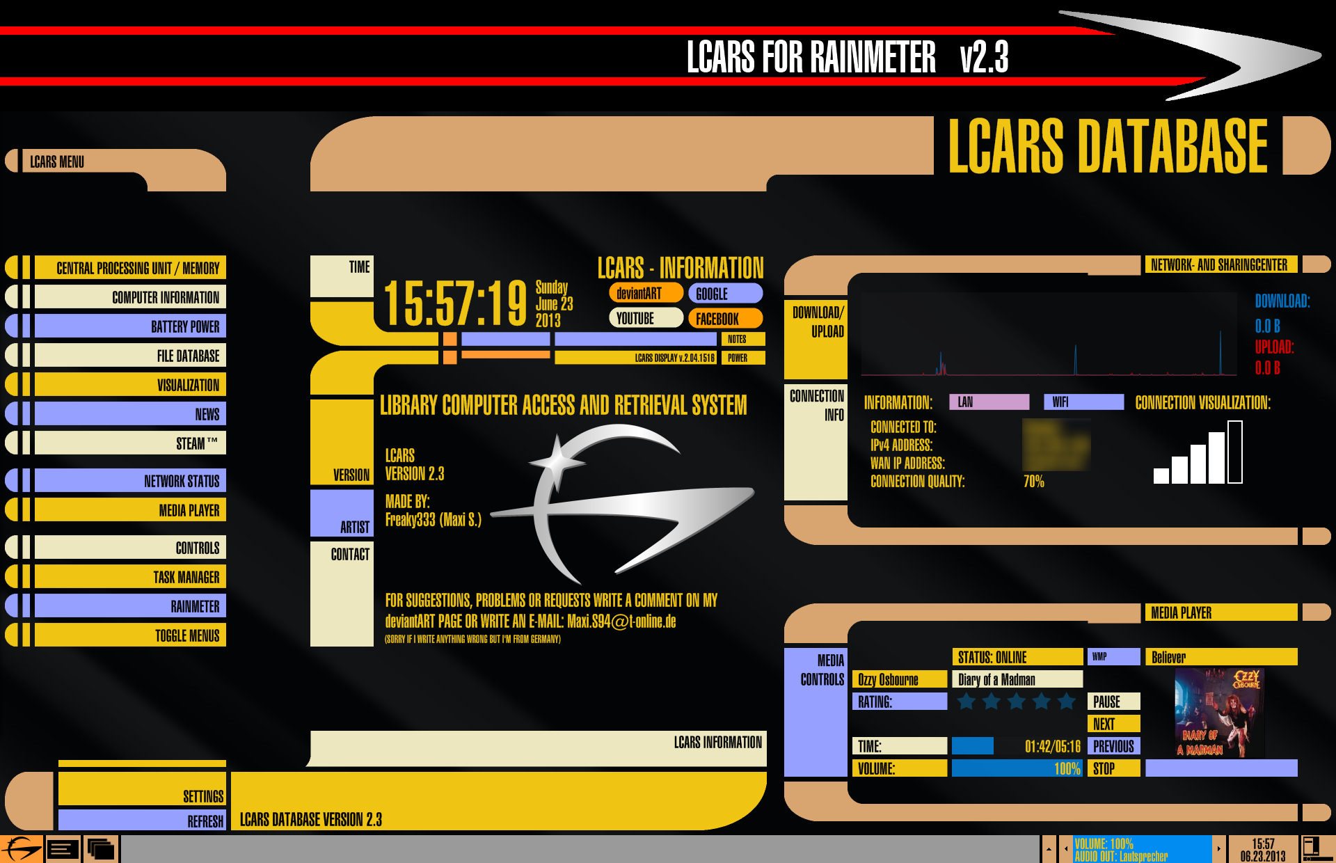Star Trek Lcars Rainmeter Sk