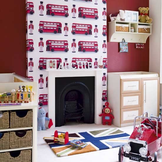 London Themed Boy S Bedroom Children Rooms Image Housetohome
