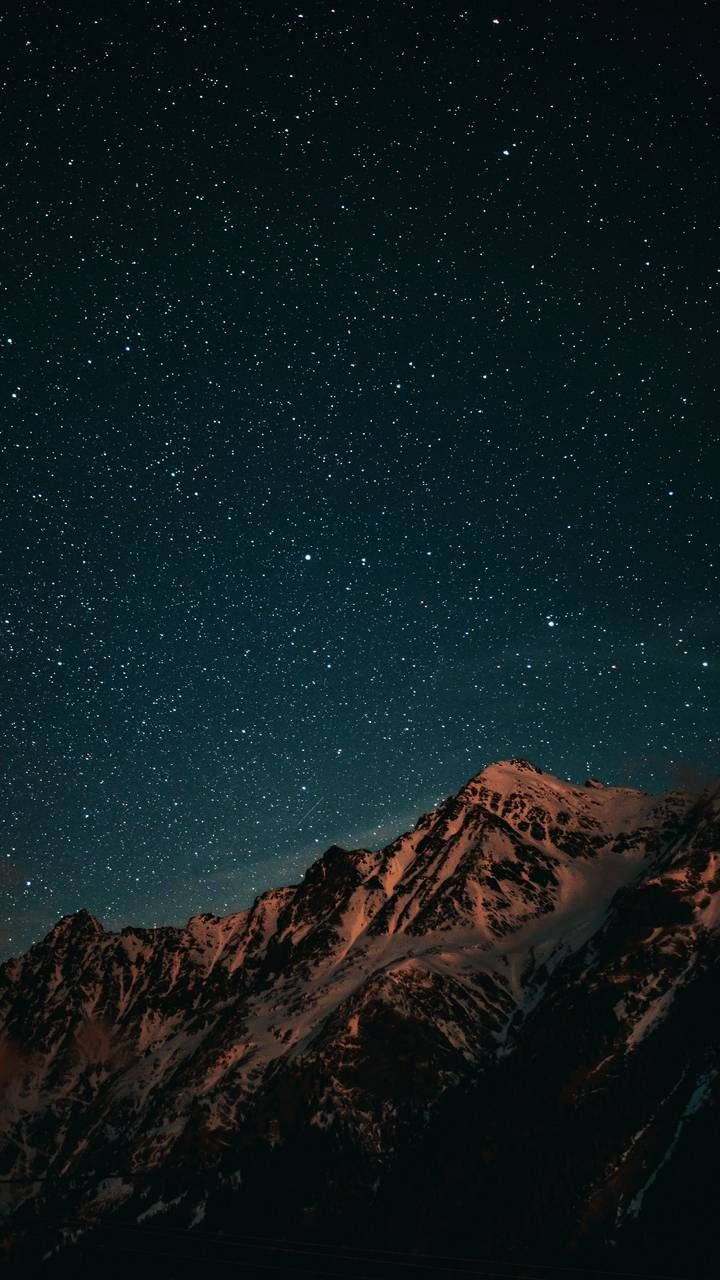 Night Mountain Wallpaper