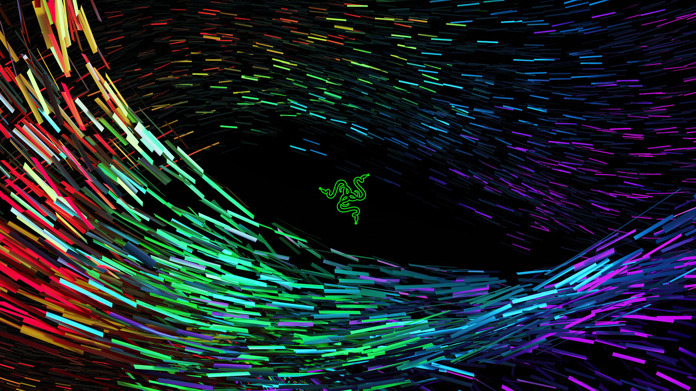 Razer Abstract Waves 5k Laptop HD 4k Wallpaper Image