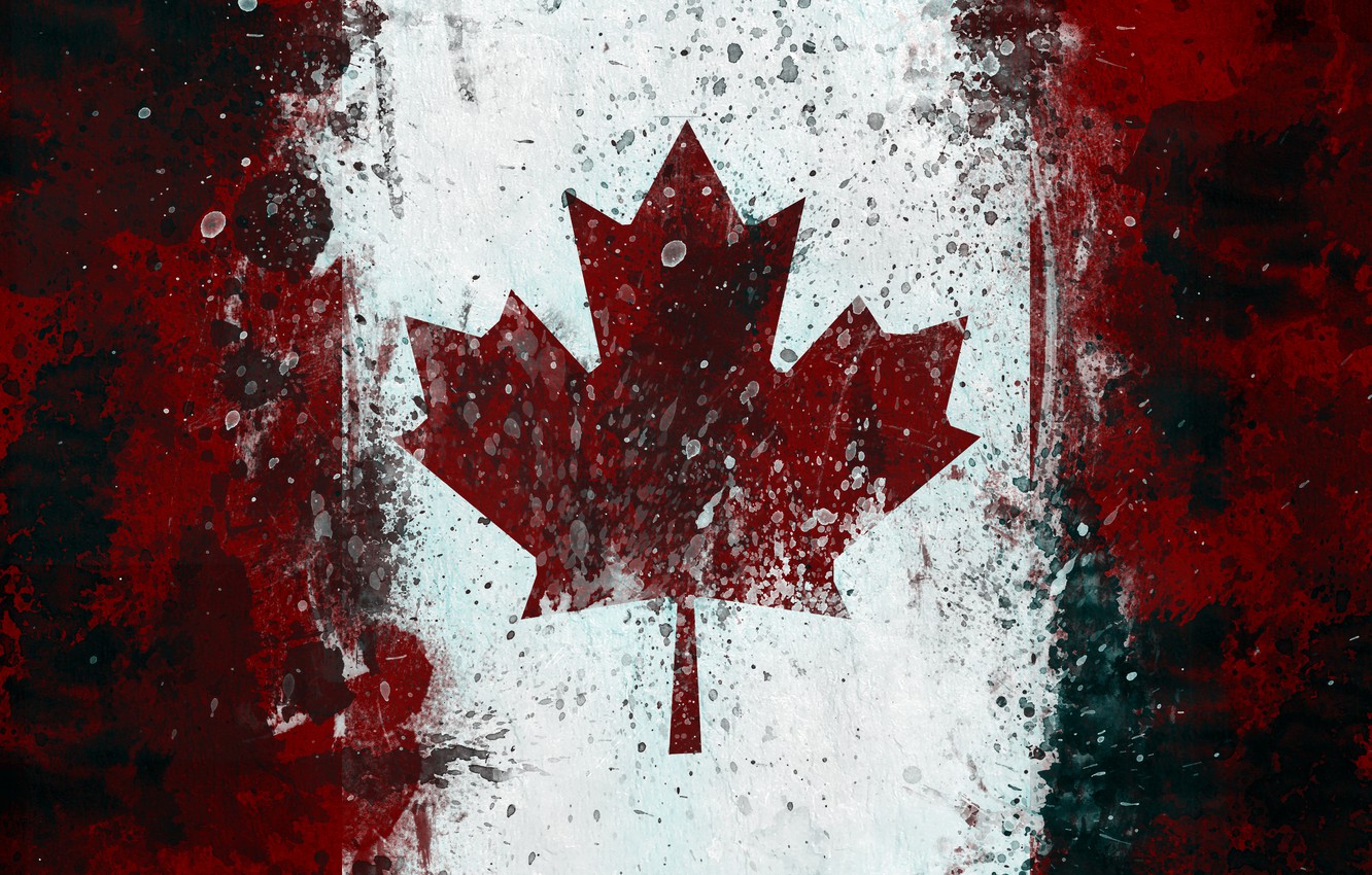 Wallpaper Flag Canada Maple Leaf Image For Desktop Section
