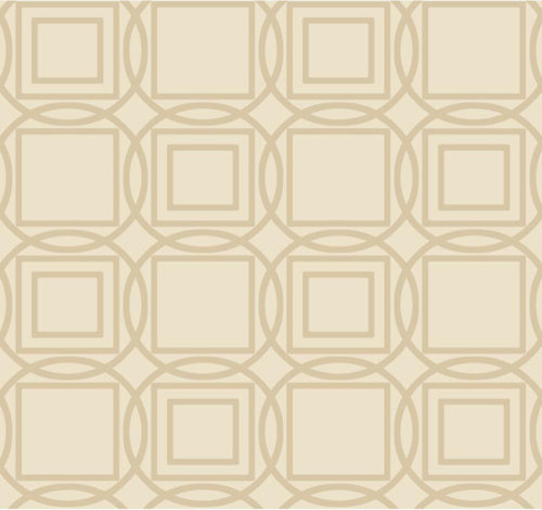 Ronald Redding Sculptured Surfaces Beige And Khaki Labyrinth Wallpaper