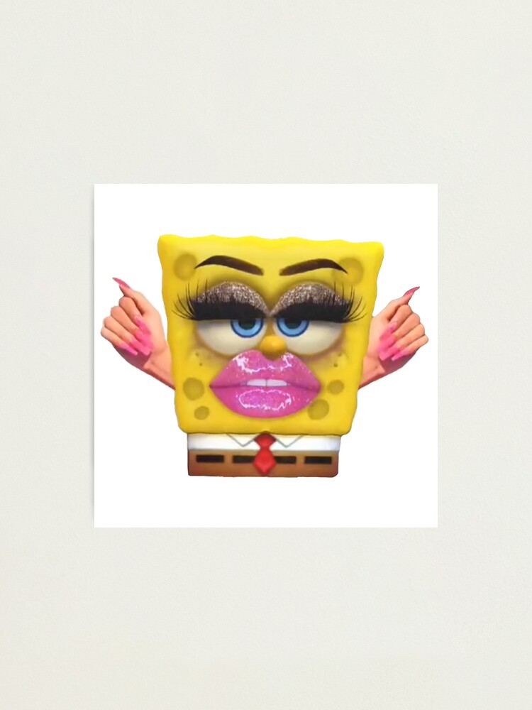 Spongebob Material Gworl Photographic Print By The Art Factory