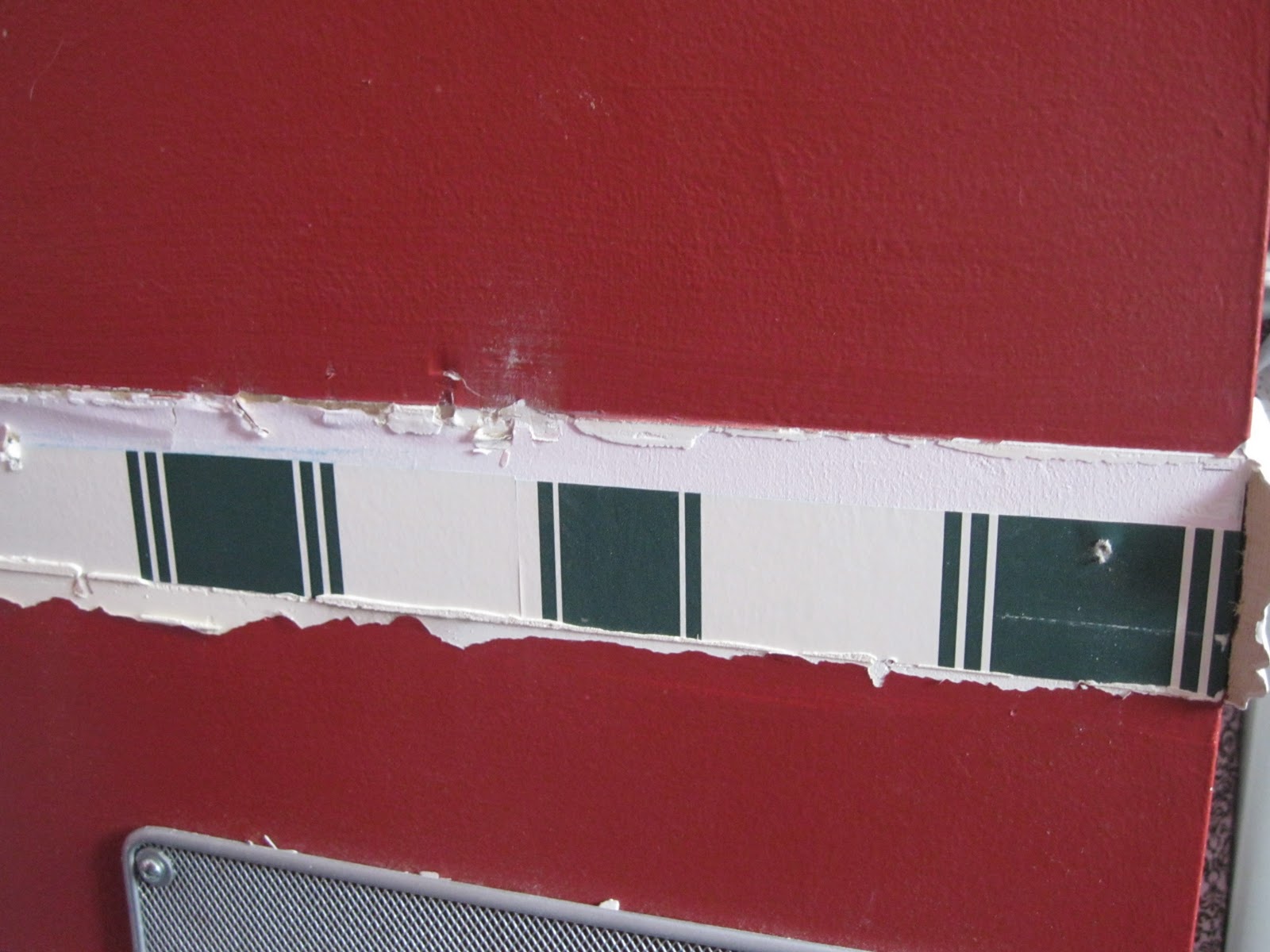 Free download red paint that was somehow flawed so that the coverage