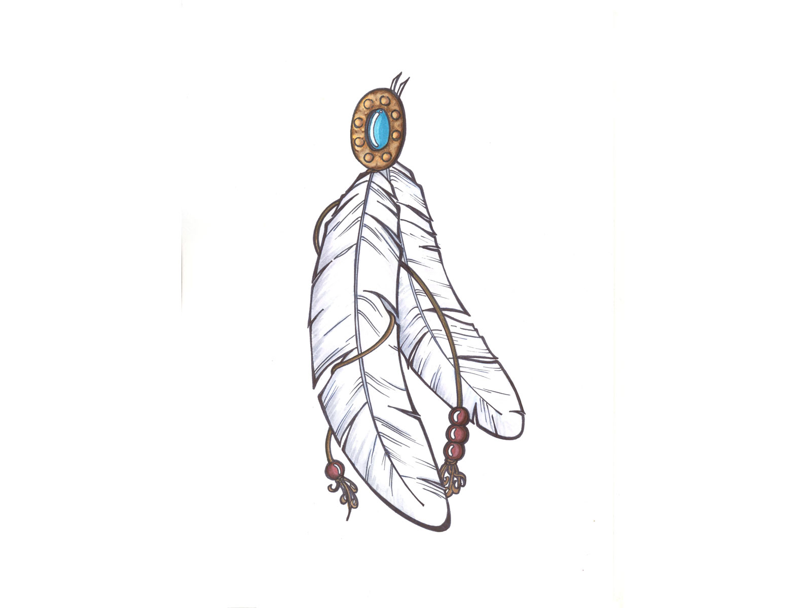 Stunning Native American Feather Tattoo Meanings  Ideas  TatRing