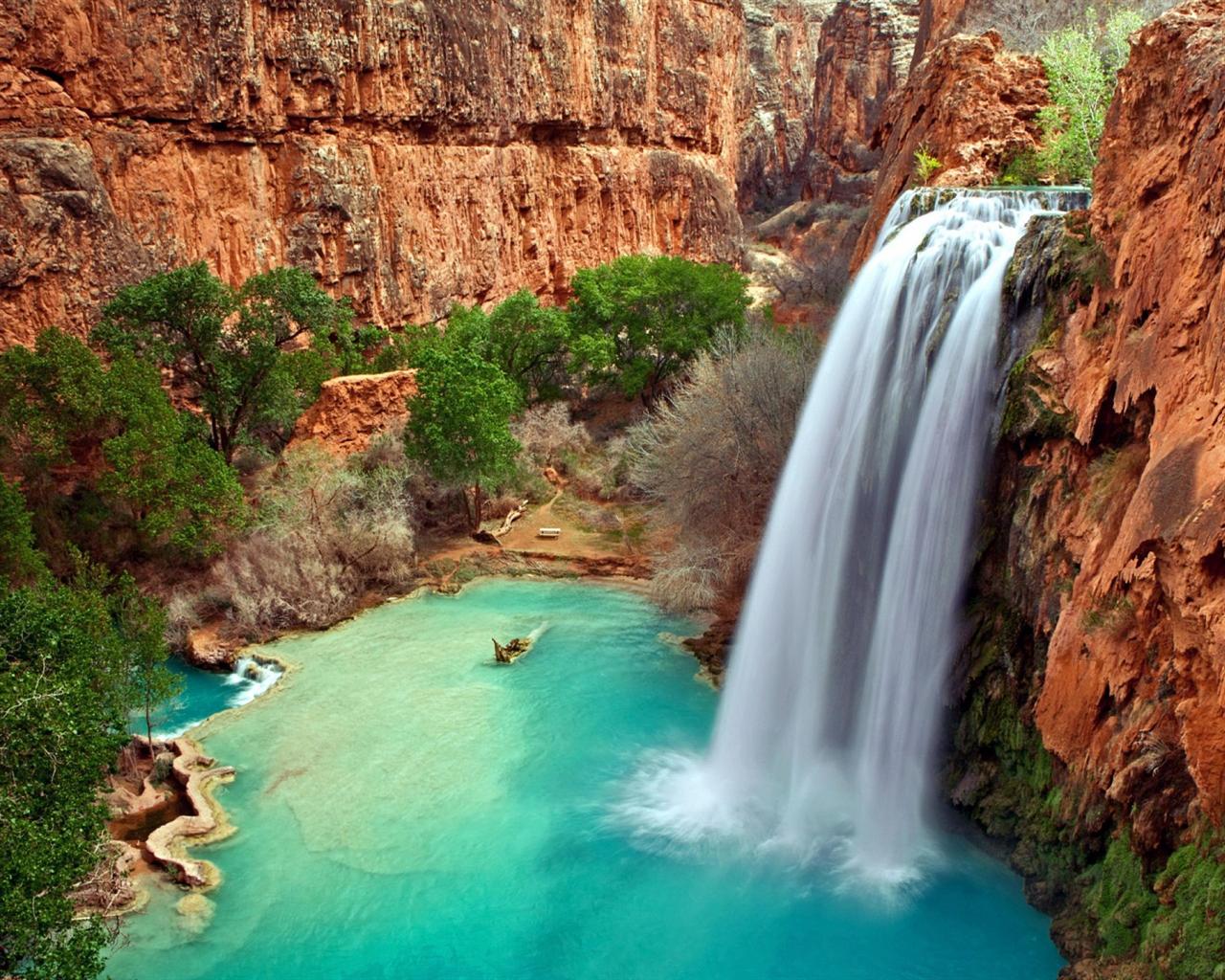 Havasu Falls Arizona Desktop Wallpaper Background
