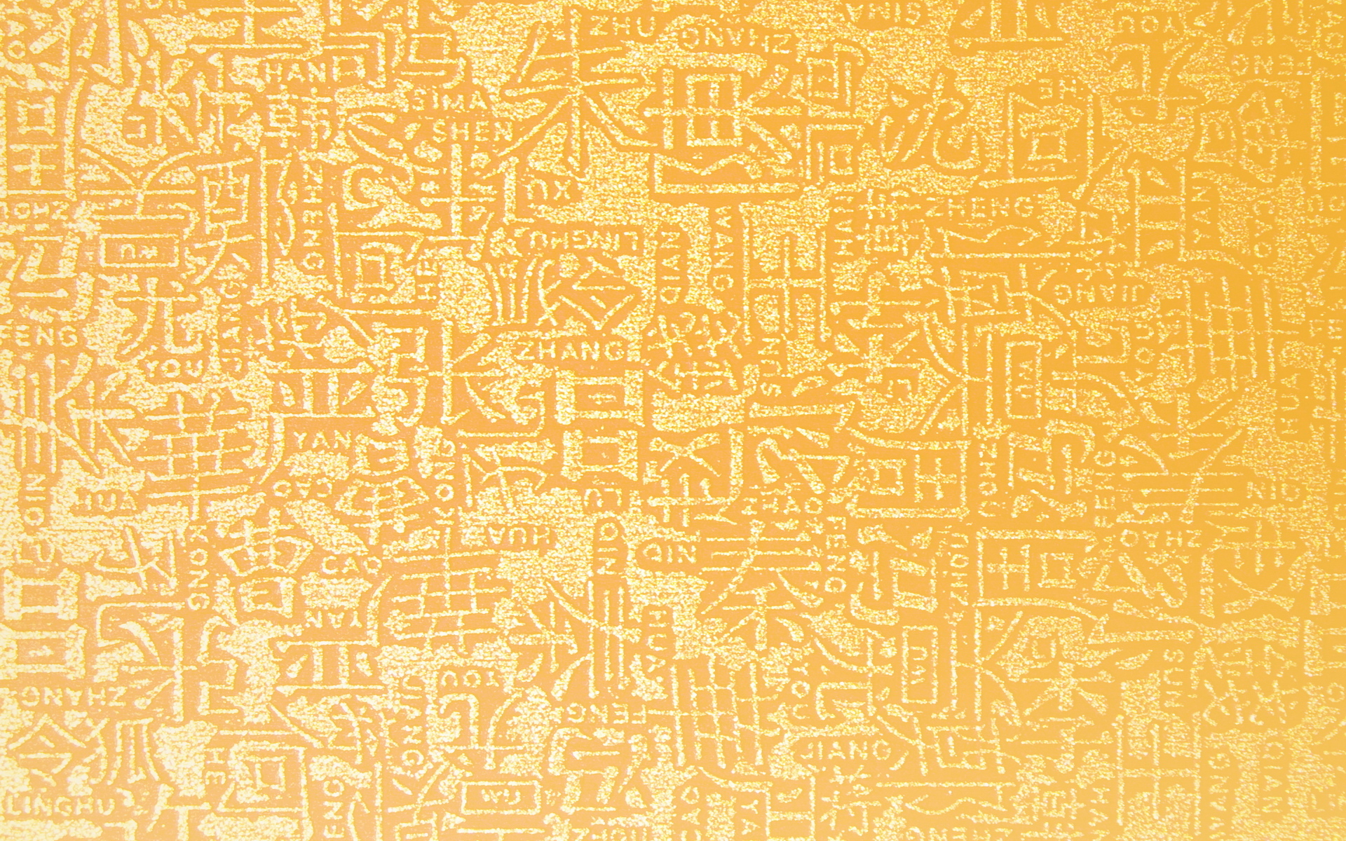 Texture Background Gold Characters Wallpaper
