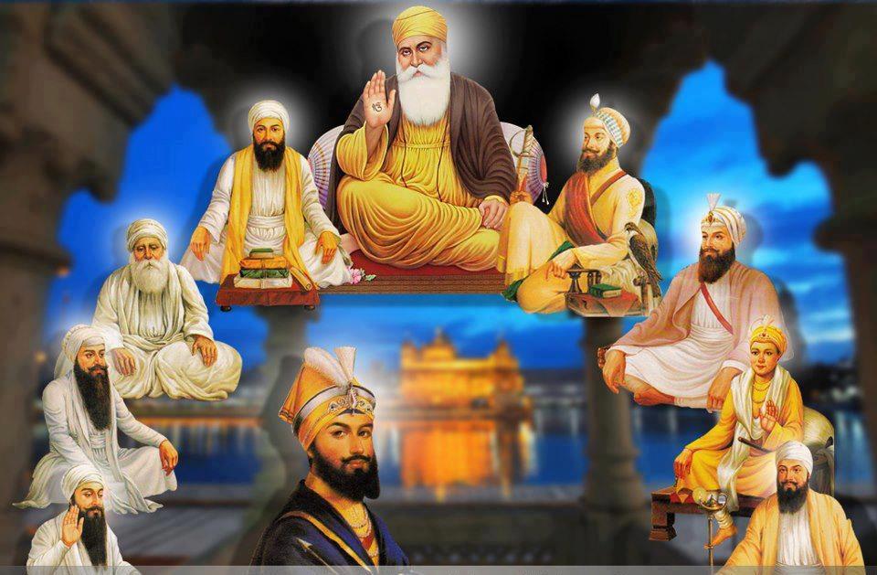 Wallpaper On The With Blessings Of All Ten Gurus