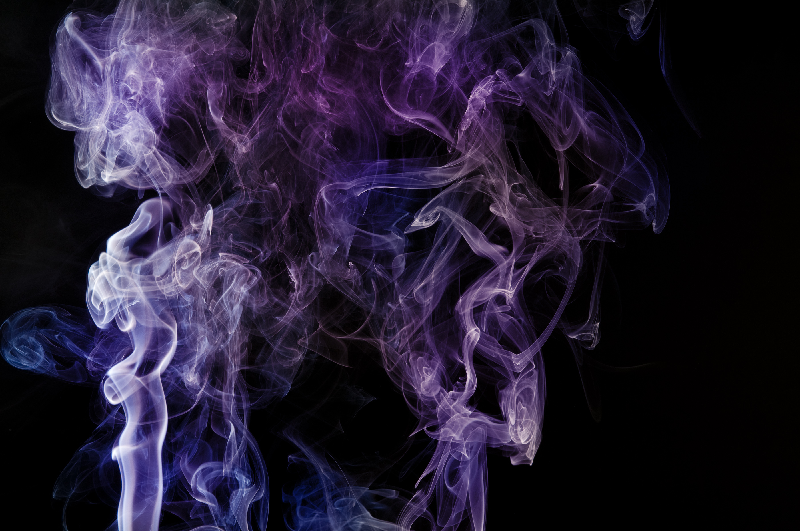 Purple White Smoke Background