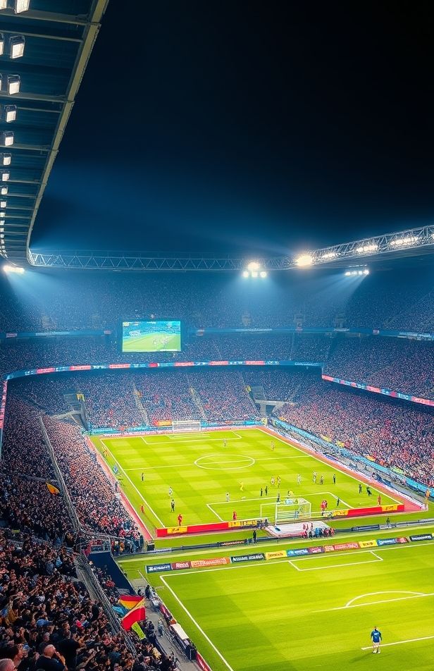 HD Soccer Stadium Wallpaper