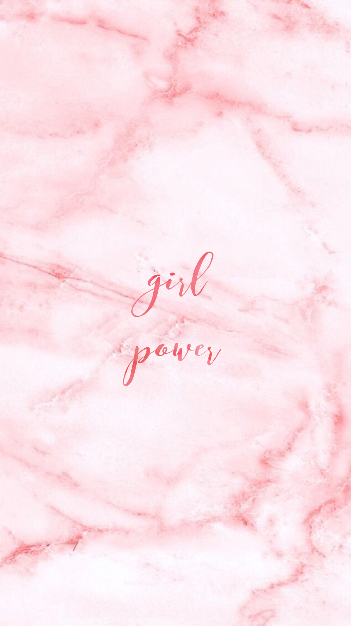 Pink Marble Pretty Positivity iPhone Wallpaper Evaland
