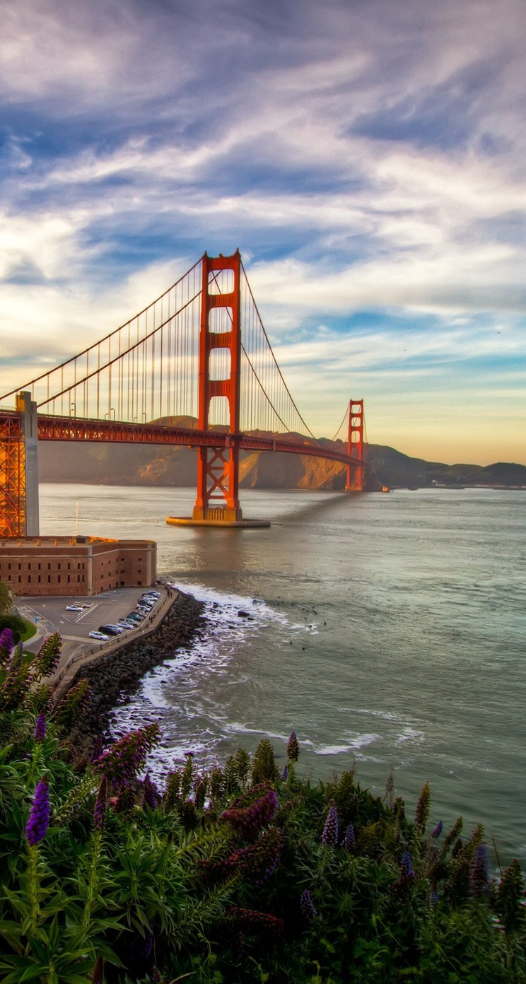 Showing Gallery For San Francisco Bridge iPhone Wallpaper