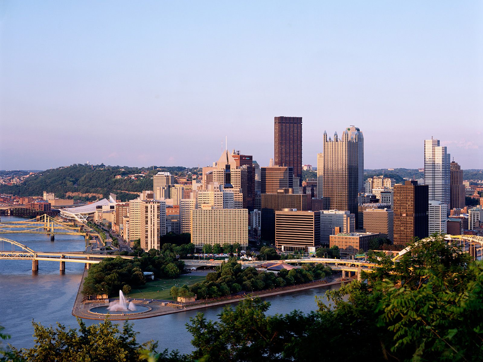 Pittsburgh As Seen From Duquesne Heights Wallpaper HD