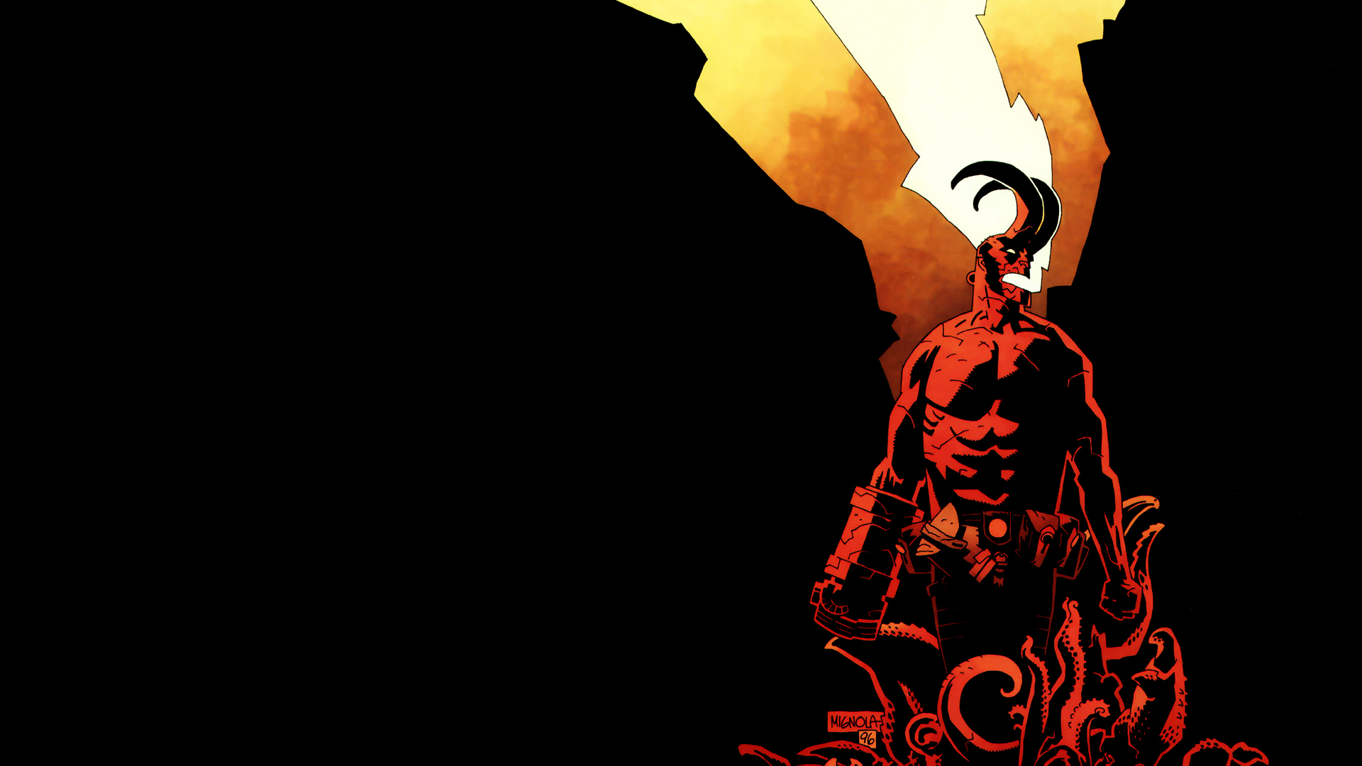 Ics Hellboy Wallpaper