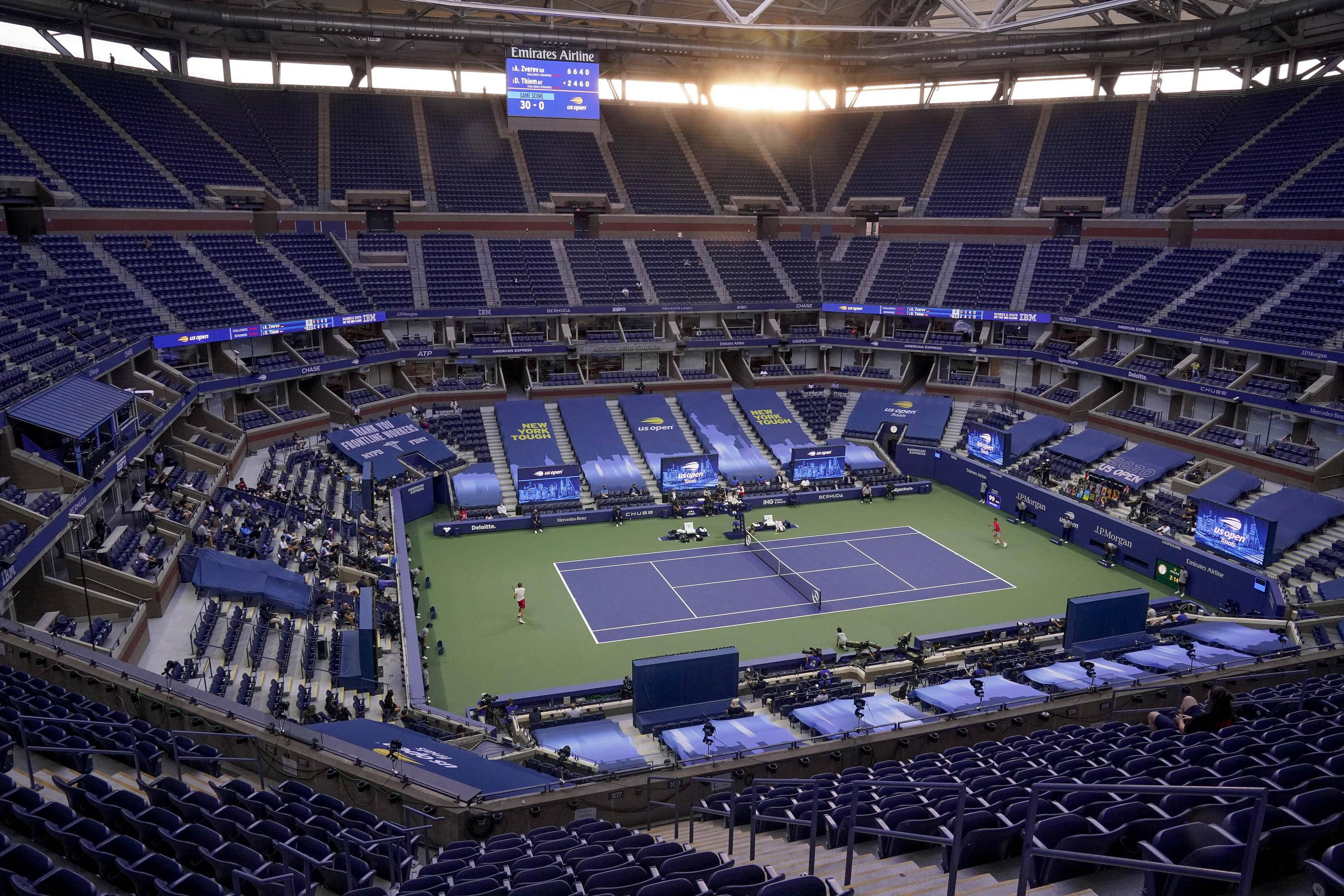 Us Open Stadium Sunset Wallpaper