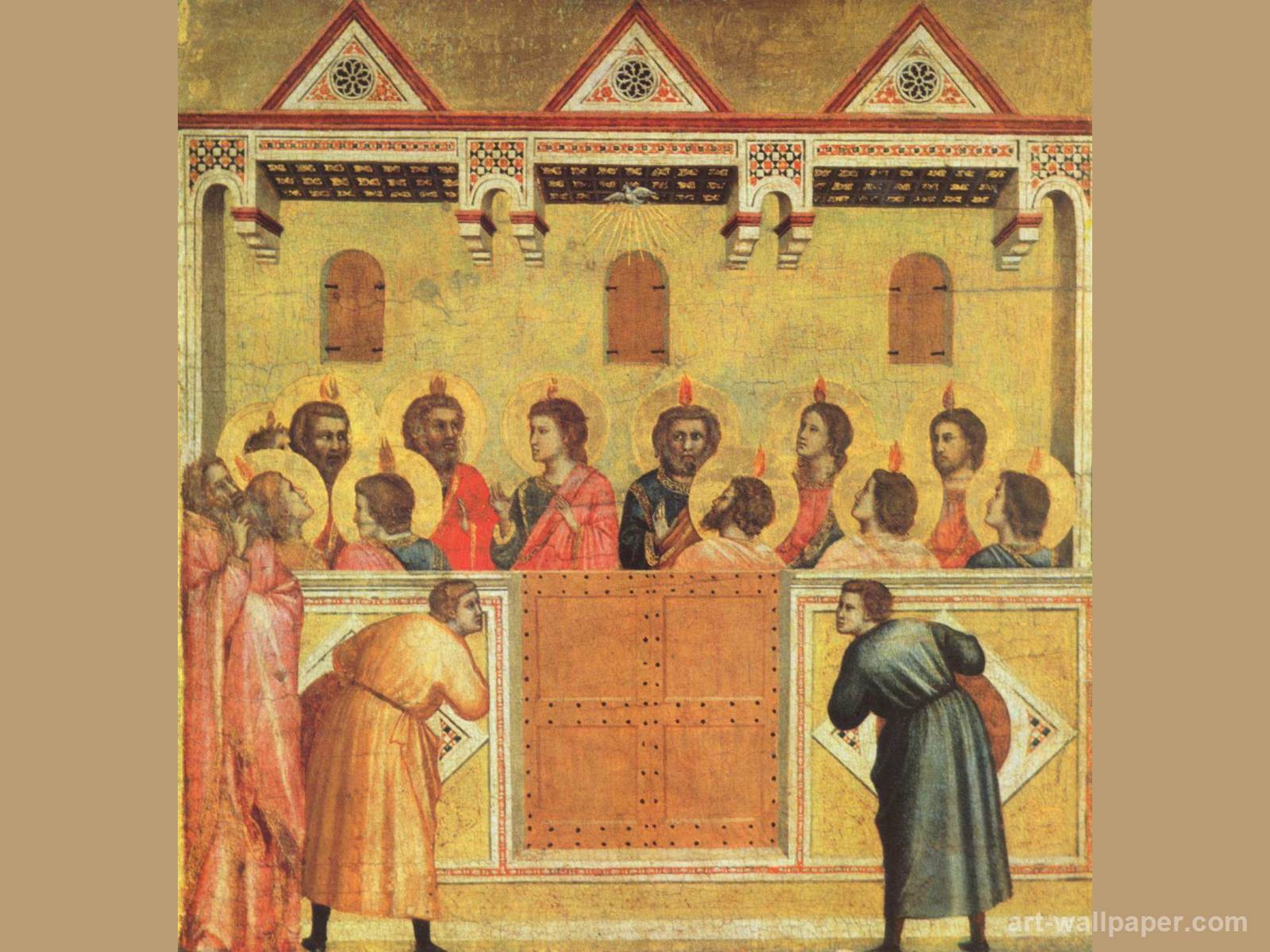 Pentecost Di Bondone Giotto Wallpaper