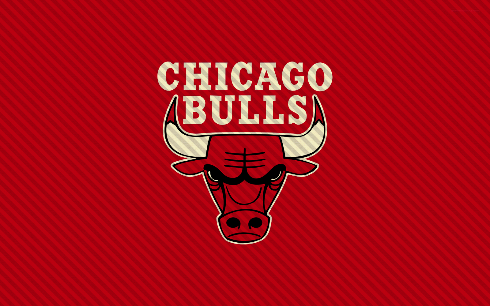 Chicago Bulls Logo Red Background Lines HD Wallpaper