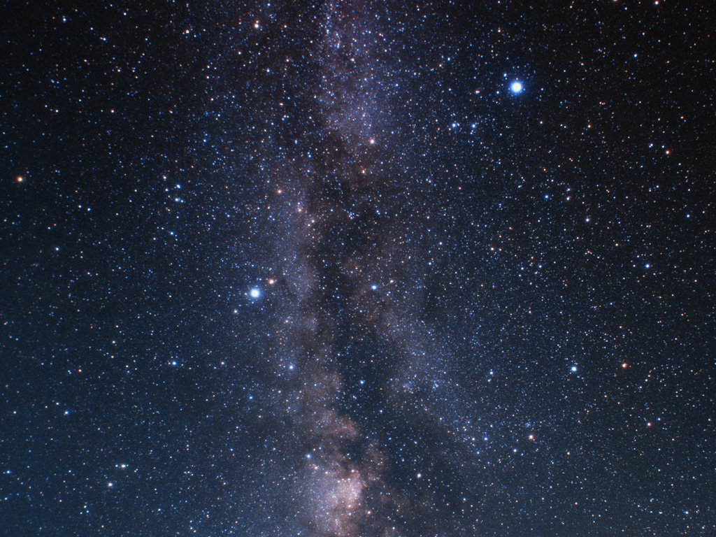Milky Way Towards The Constellation Of Cygnus Ground Based Image