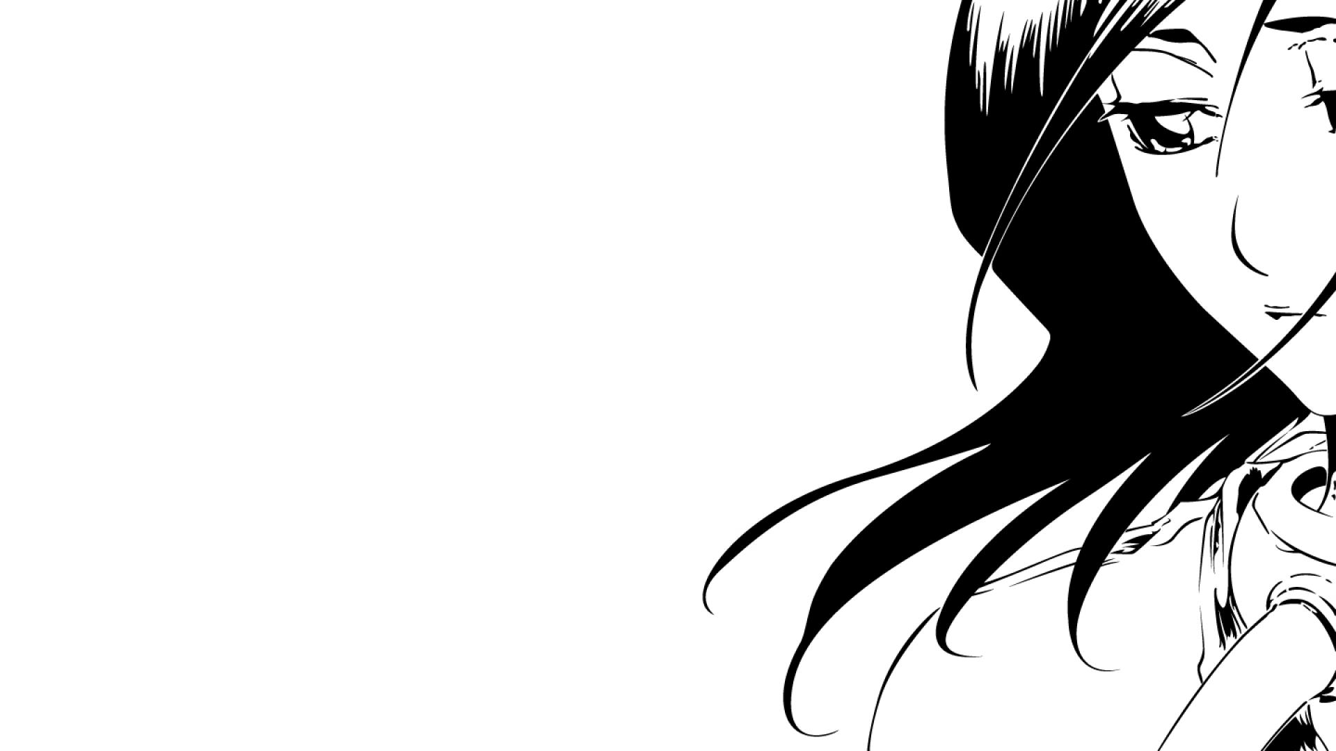 Black And White Anime Wallpaper HD