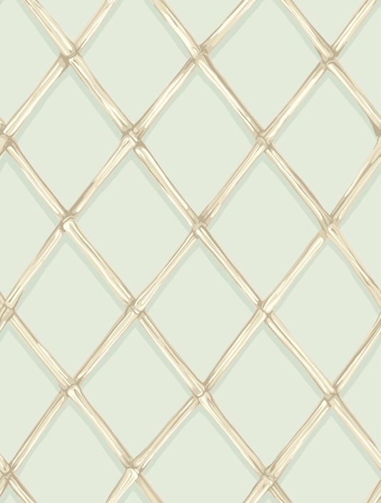 Bagatelle Wallpaper A Great Bamboo Trellis In Beiges And