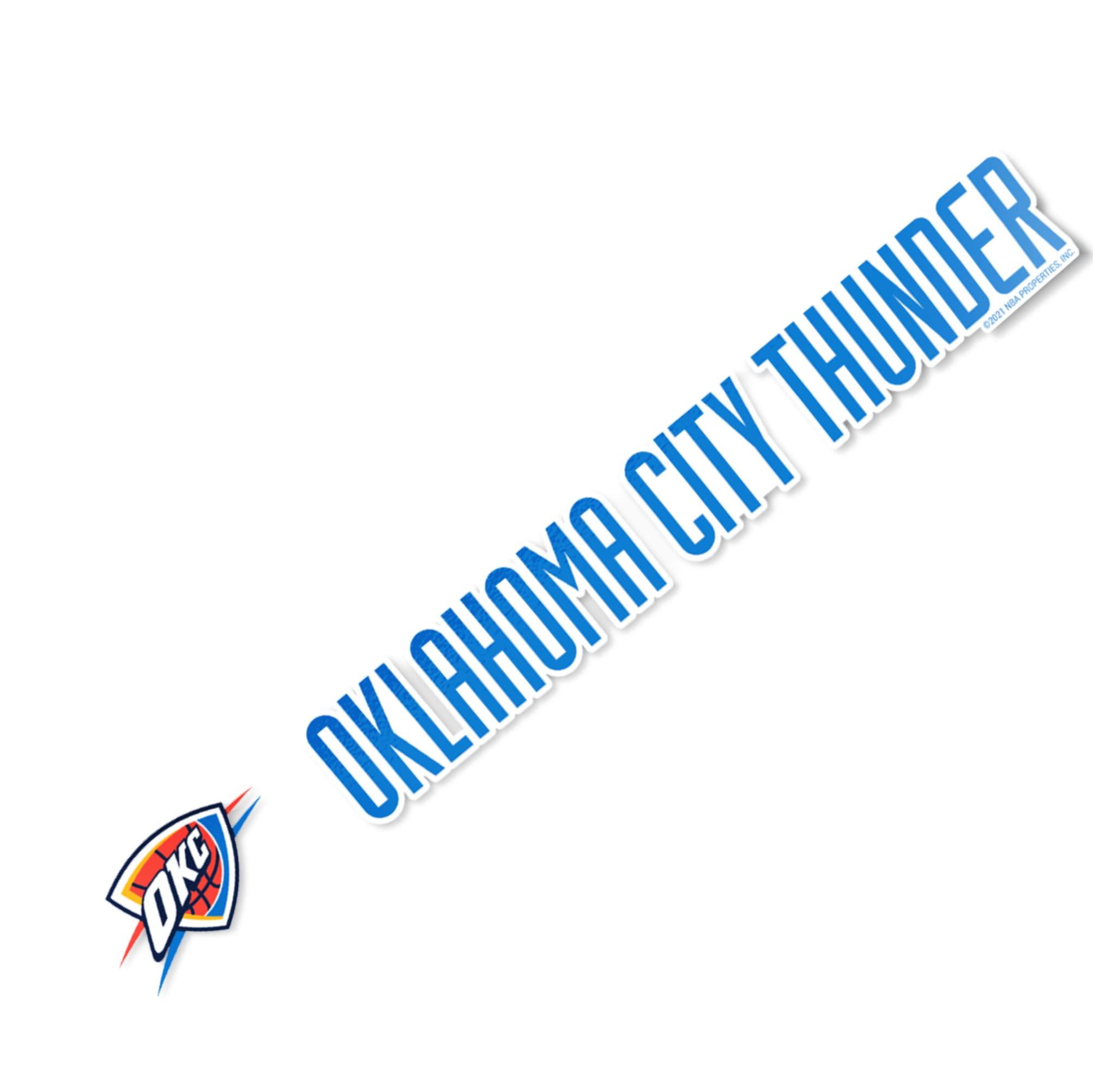 Amazon Oklahoma City Thunder Okc Nba Name Logo Vinyl Decal