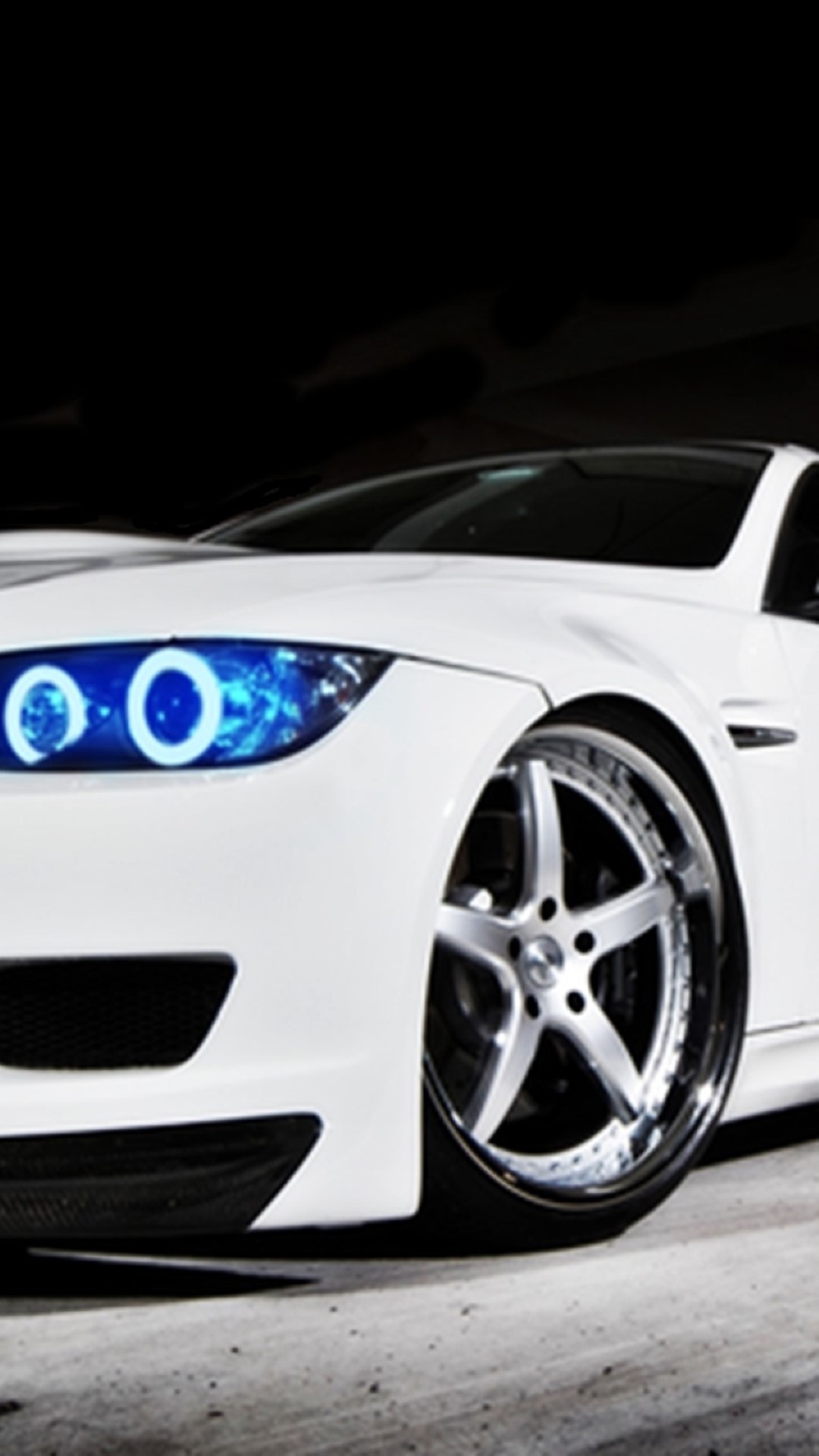 Bmw M3 White Blue Headlights iPhone Plus HD Wallpaper Ipod