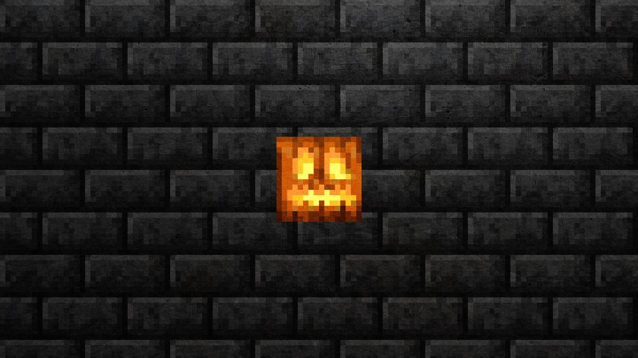 Stone Brick 4k MineCraft Wallpaper Jack olantern by WarHorse556