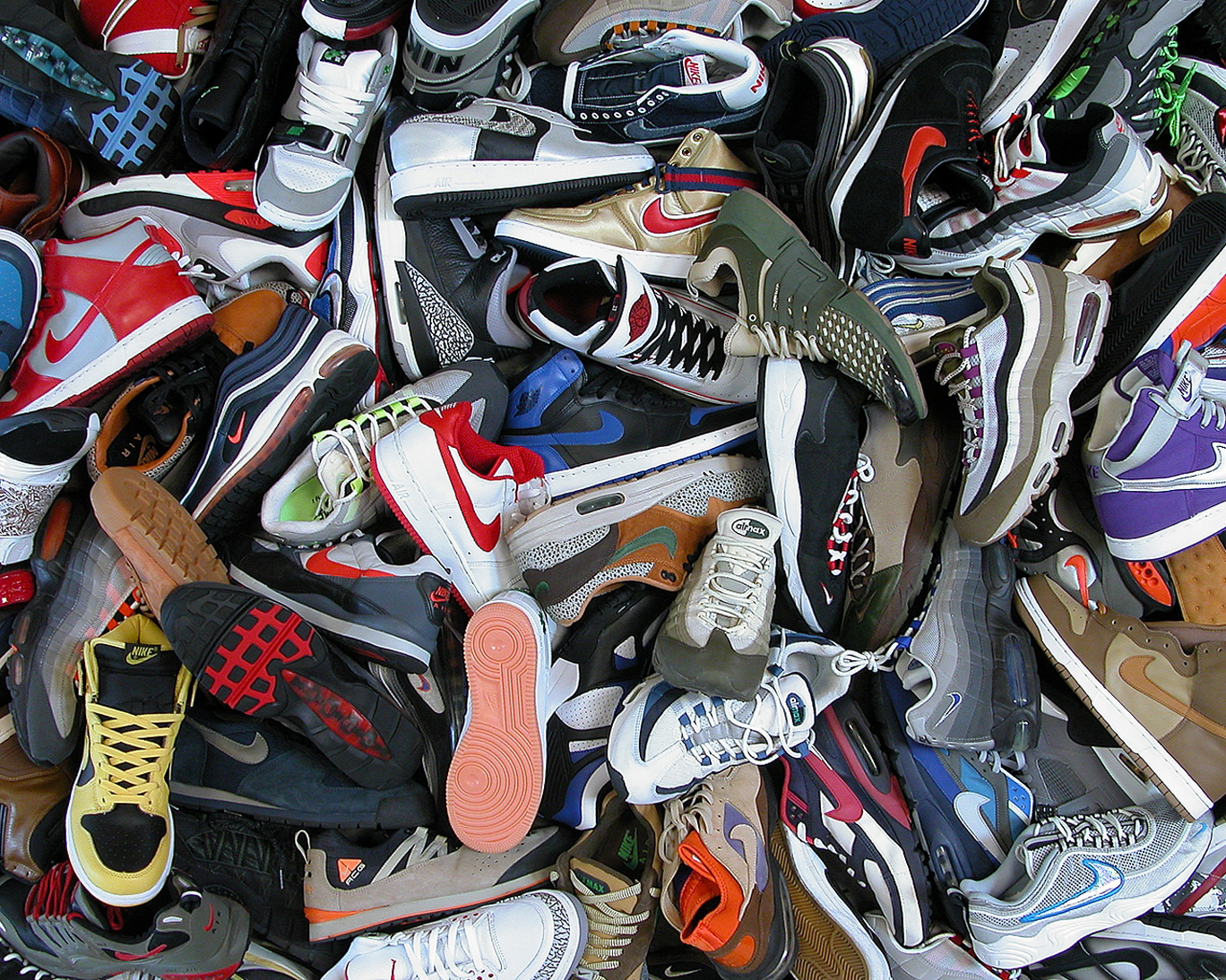 Download Sneakerhead Pile Wallpaper  Wallpaperscom