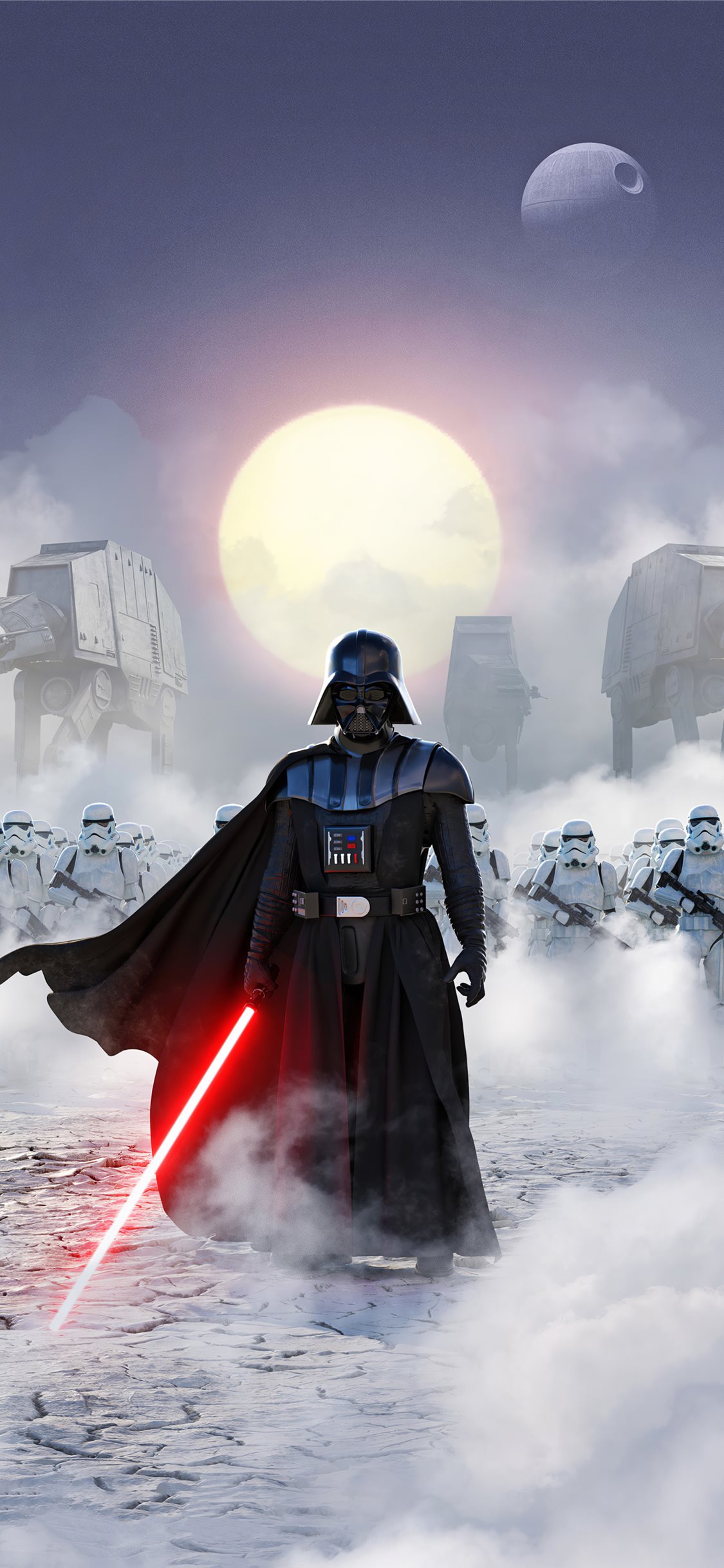 Star Wars Imperial March 4k iPhone X Wallpaper