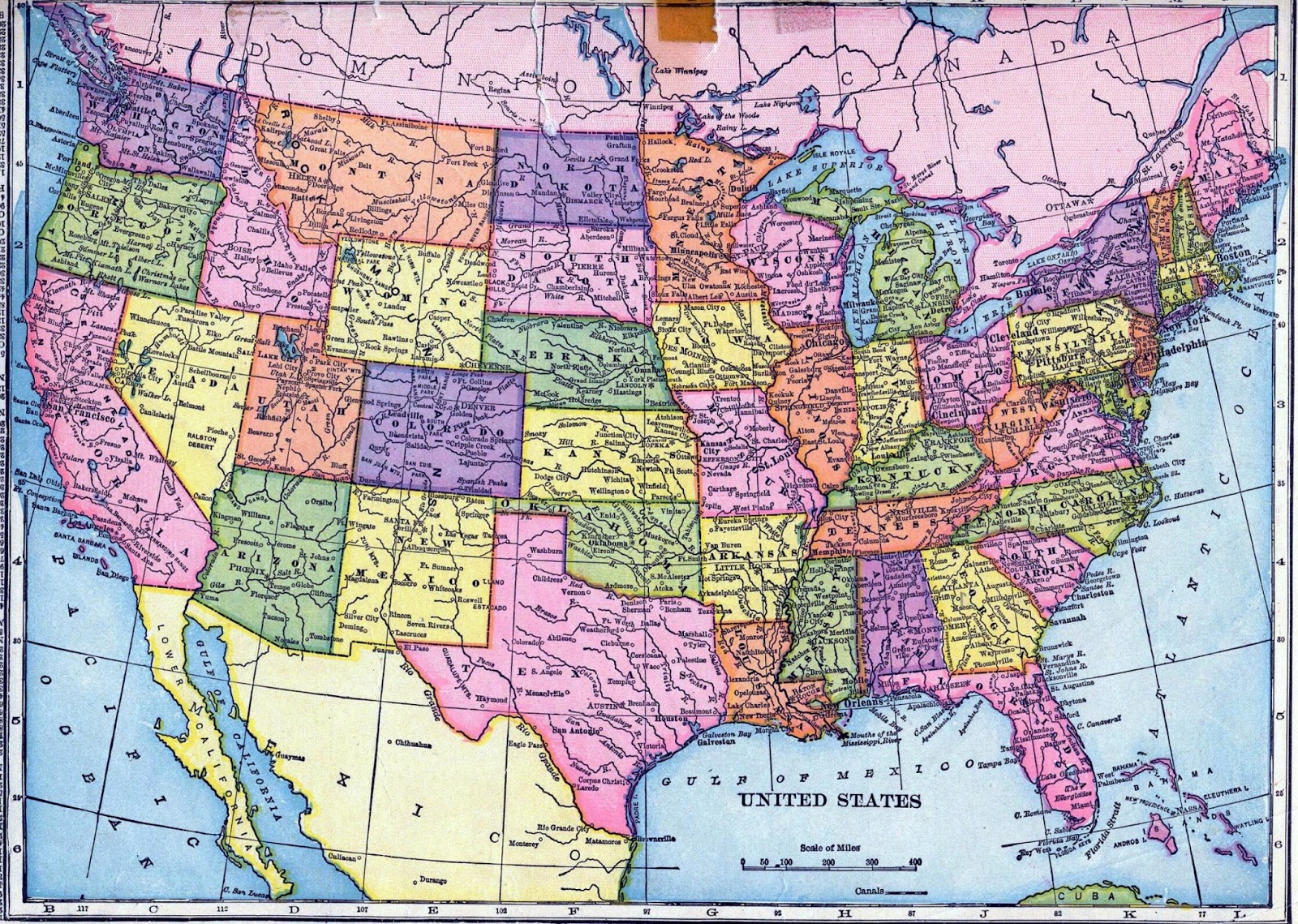Map United States