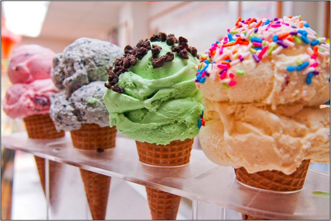 Ice Cream Flavors Wallpaper