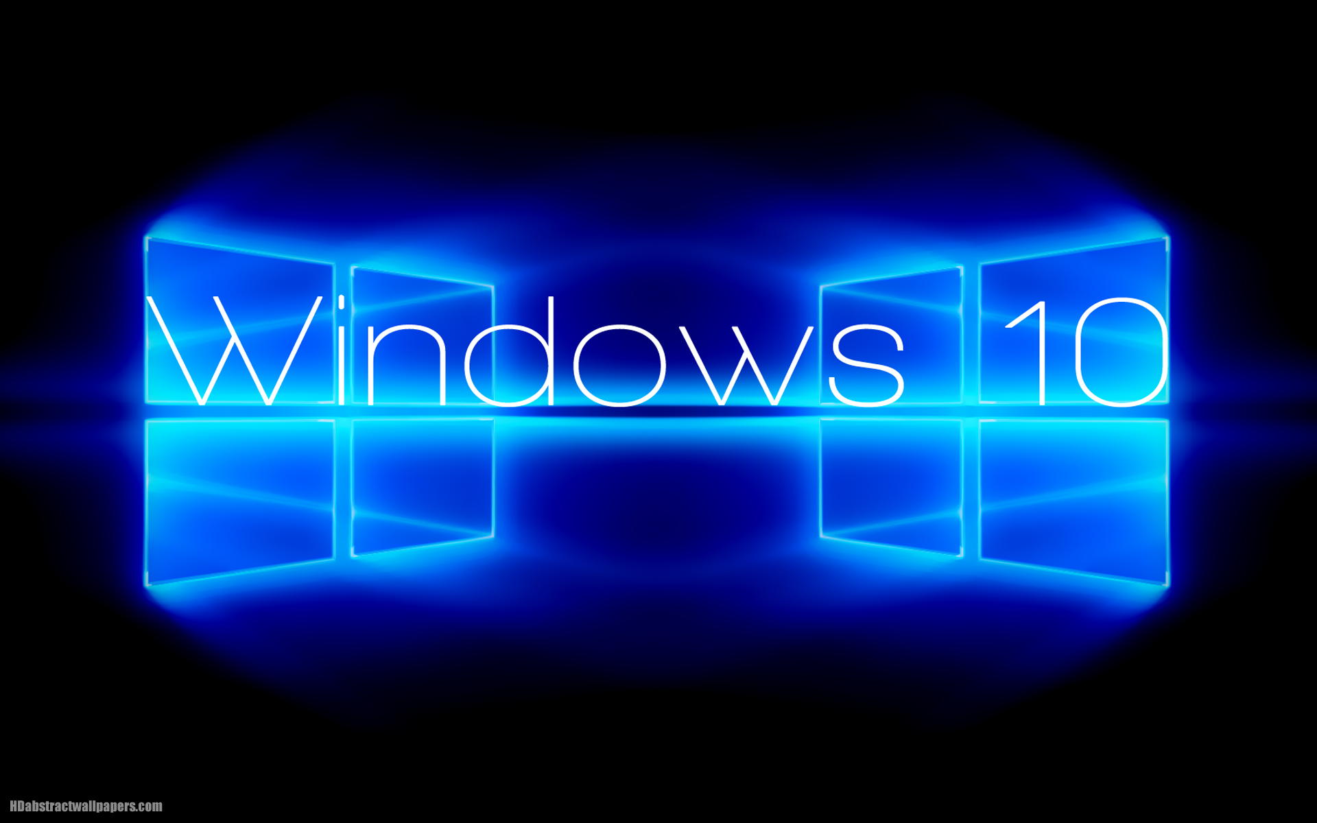 And Blue Windows Wallpaper With Logos Text