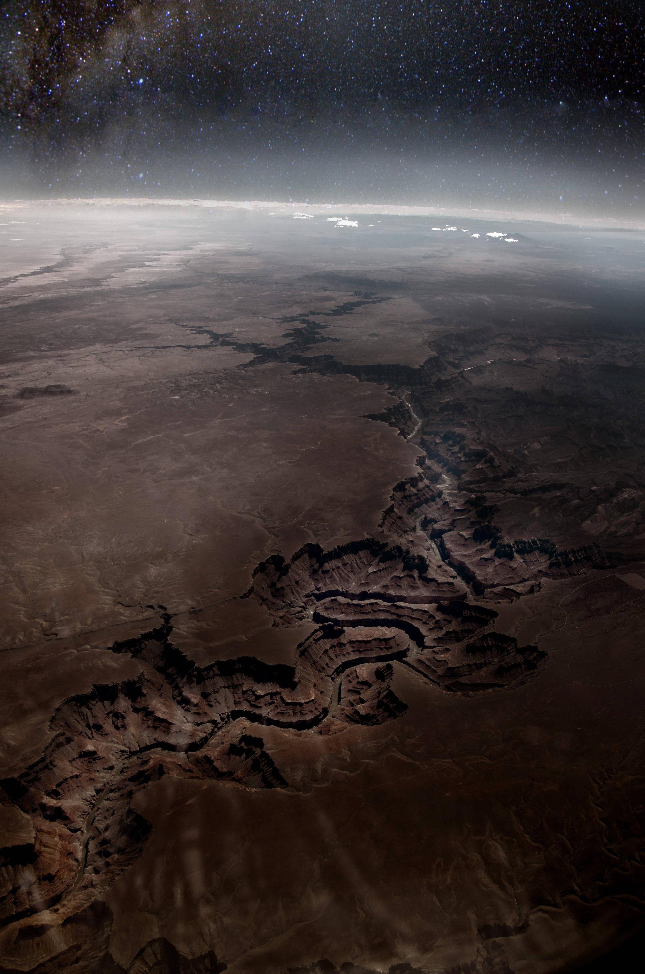 Grand Canyon From Space Wallpaper