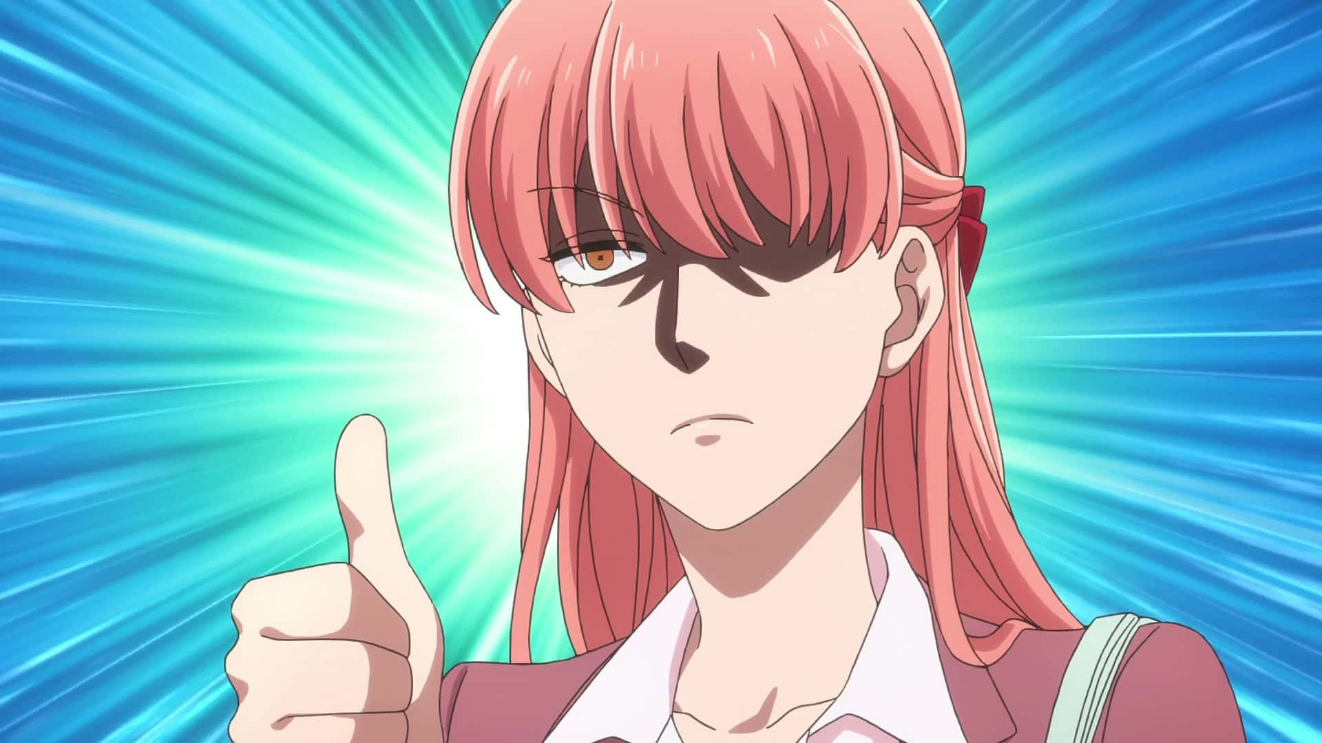 Anime Character Giving Thumbs Up Wallpaper