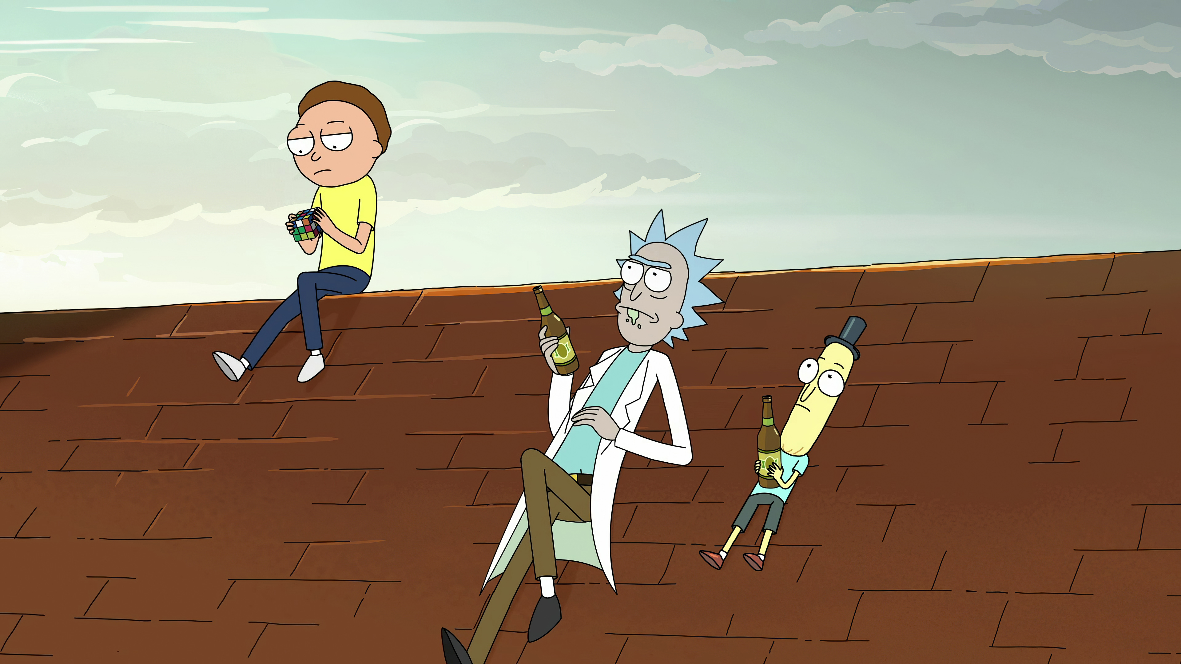 Rick Sanchez Morty Smith Tv Show And 4k Ultra HD Wallpaper