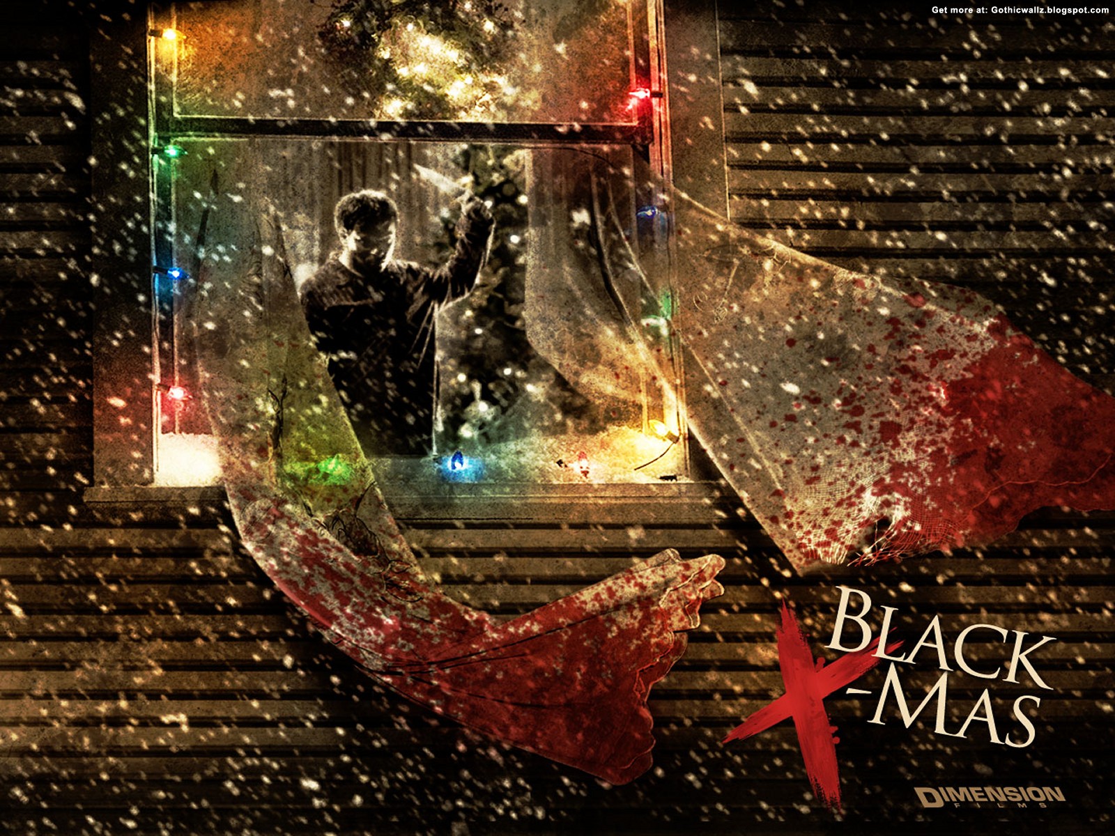 Black Christmas Wallpaper Gothic
