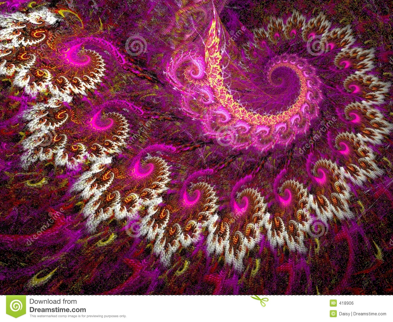 Purple Paisley Background