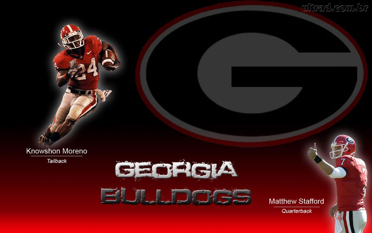 Georgia Bulldogs Desktop Wallpaper Papel De Parede