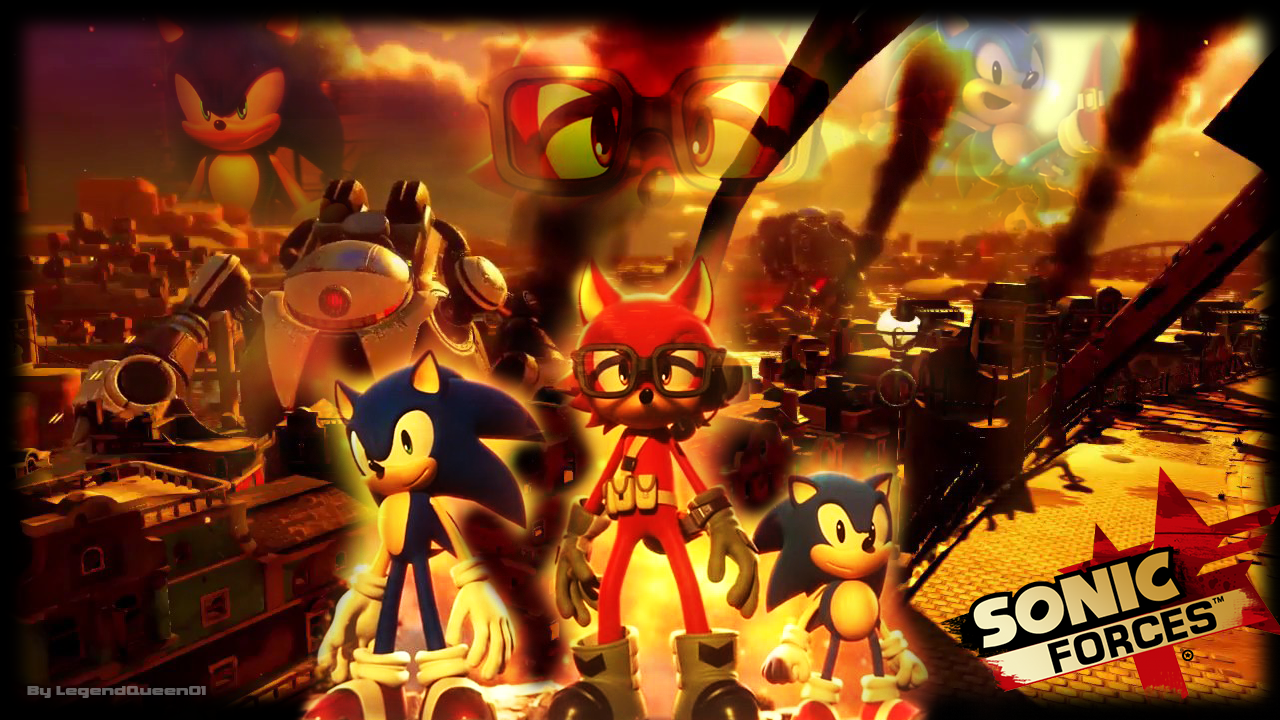 Wallpaper Sonic Forces Custom Character By Legendqueen01