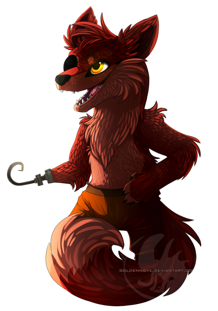 Foxy The Pirate Fox By Goldennove