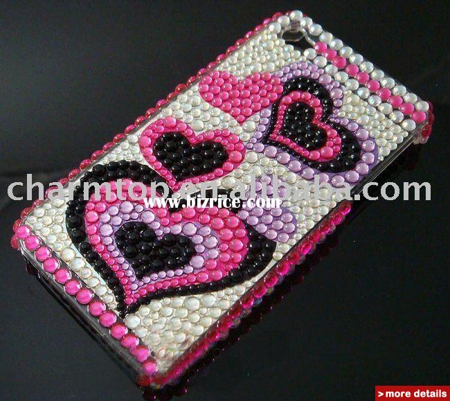 Starry Diamond Jeweled Bling iPhone 4s Cases For Mobile Phone