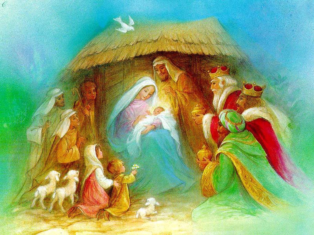 Res - Painting The Birth Of Jesus Christ - - teahub.io HD wallpaper | Pxfuel