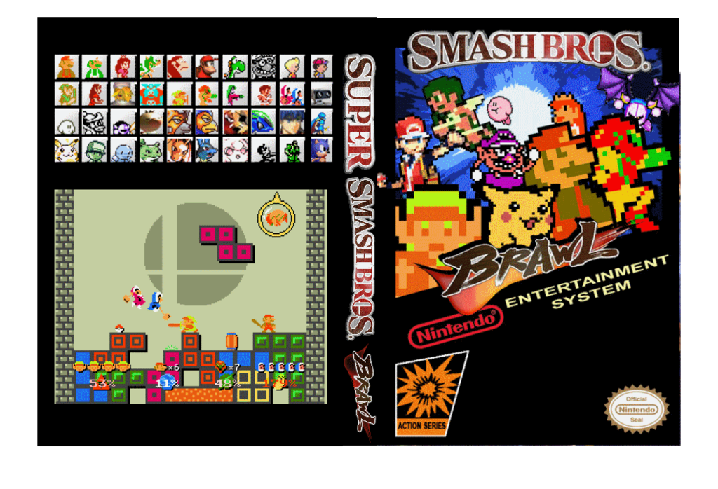 Custom Bit Super Smash Bros Brawl Box Art By Lg6884