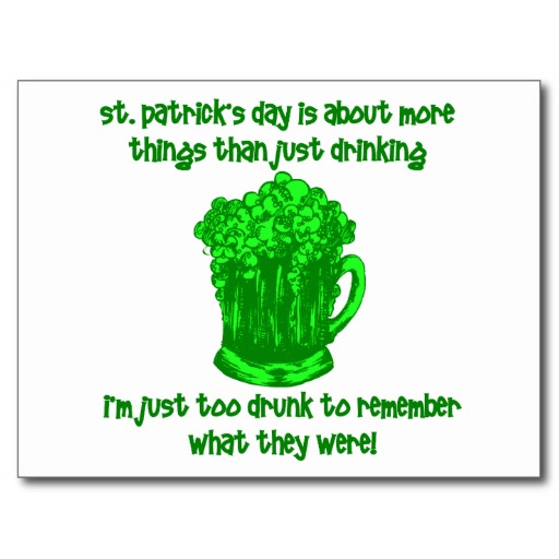 Funny Irish Drinking Jokes St Patricks Day Drink Recipes