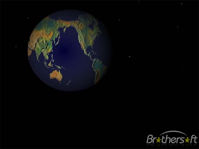 3d Earth Screensaver