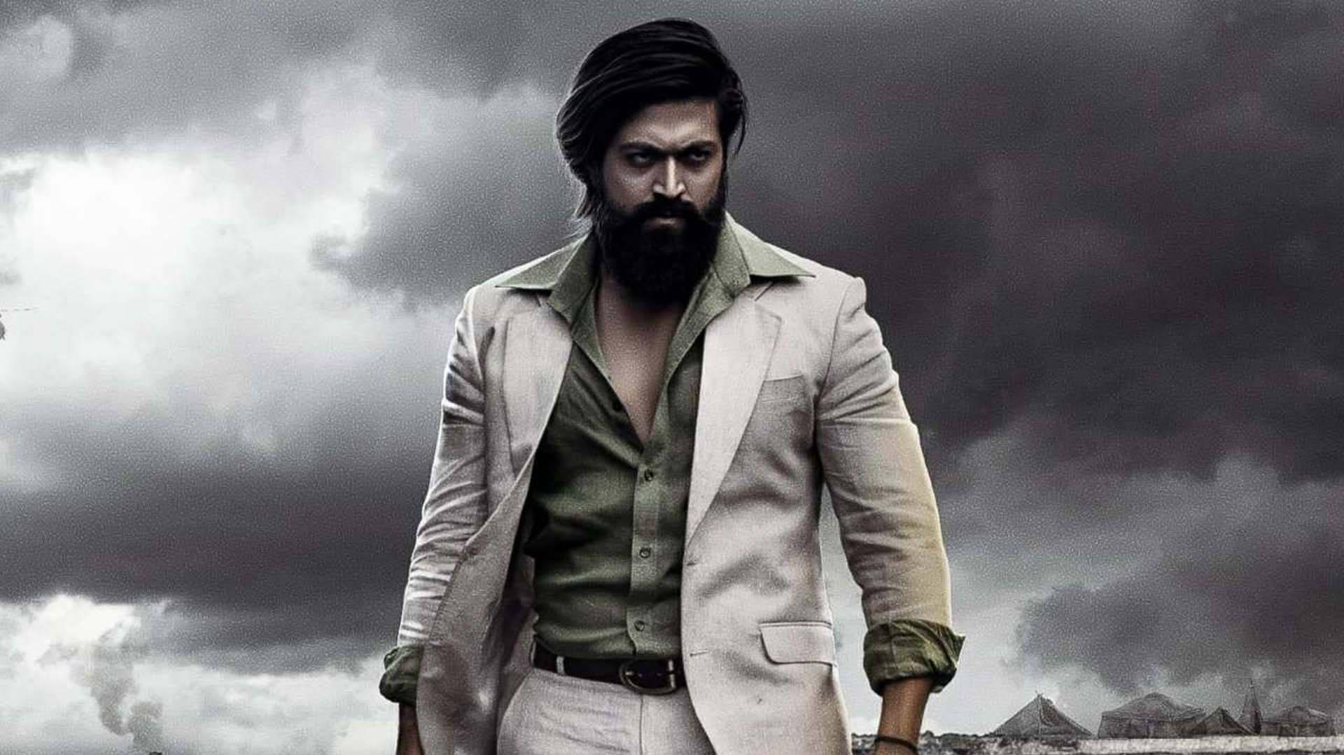 Yash In Kgf Chapter Wallpaper