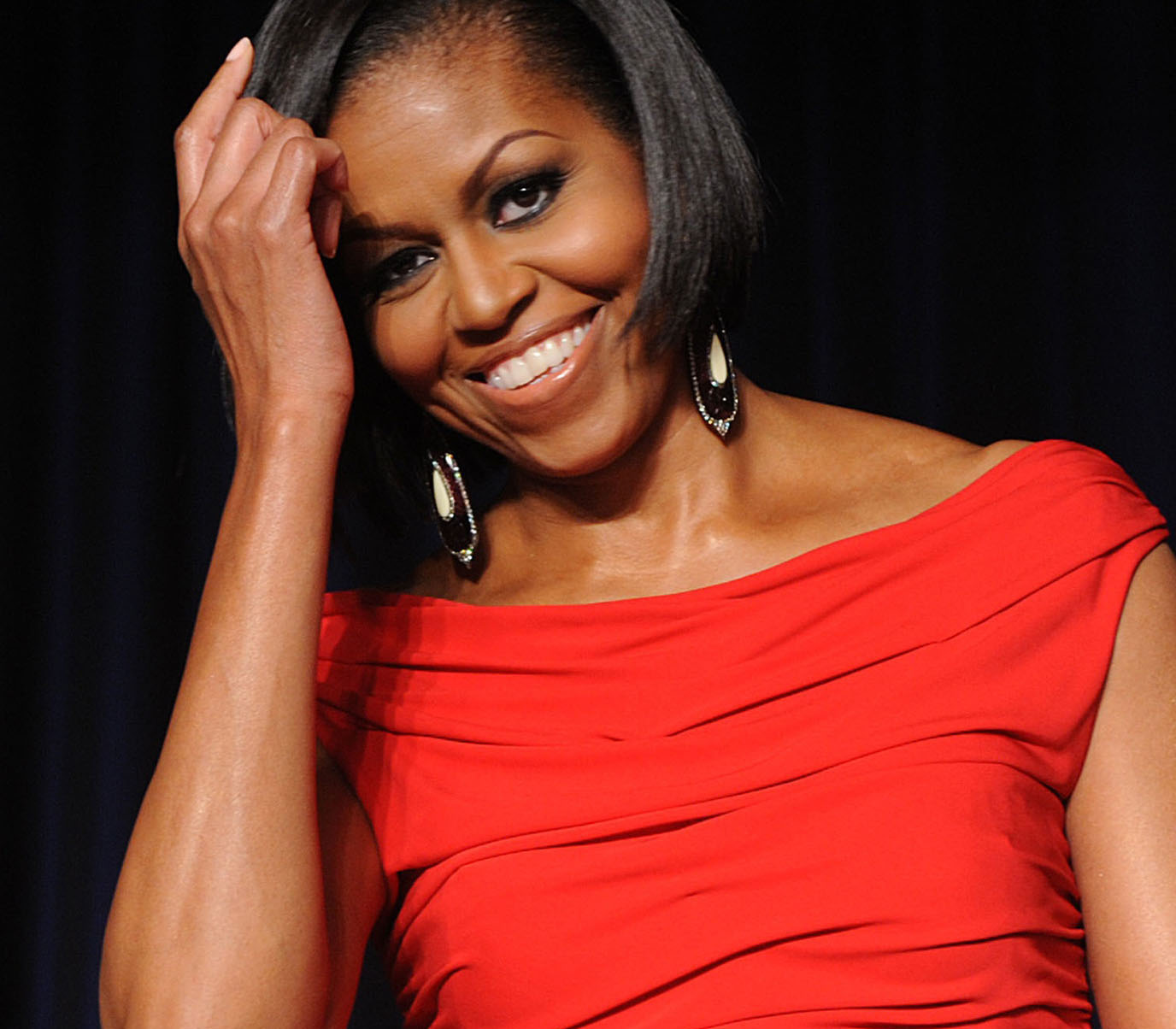 Beautifull Michelle Obama HD Image Wallpaper Uploaded