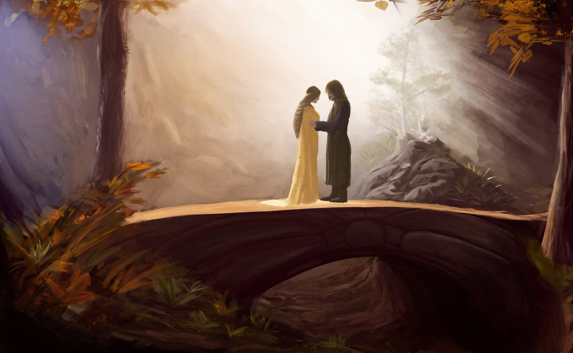 Arwen And Aragorn By Theartoftk